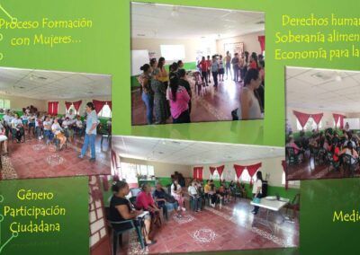 Fortaleciendo capacidades organizativas, participativas y económicas con equidad de género de 200 personas (100 mujeres y 100 hombres), que forman parte de 4 Asociaciones de Desarrollo Comunal (ADESCOS) del distrito San Pablo Tacachico, Municipio La Libertad Norte