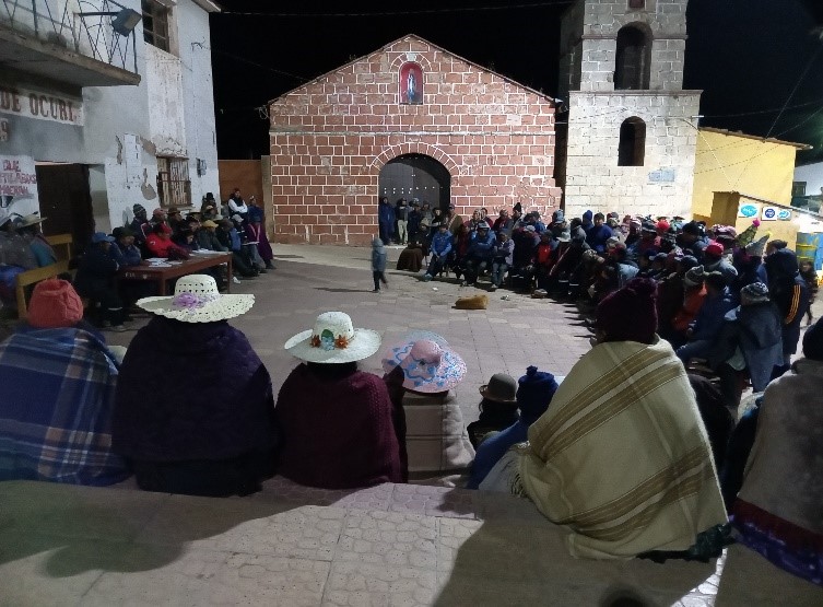 Fortalecimiento de la Soberanía alimentaria y la resiliencia ambiental con equidad de género e interculturalidad, con poblaciones indígenas originarios del distrito de Chacaya del municipio de Pocoata