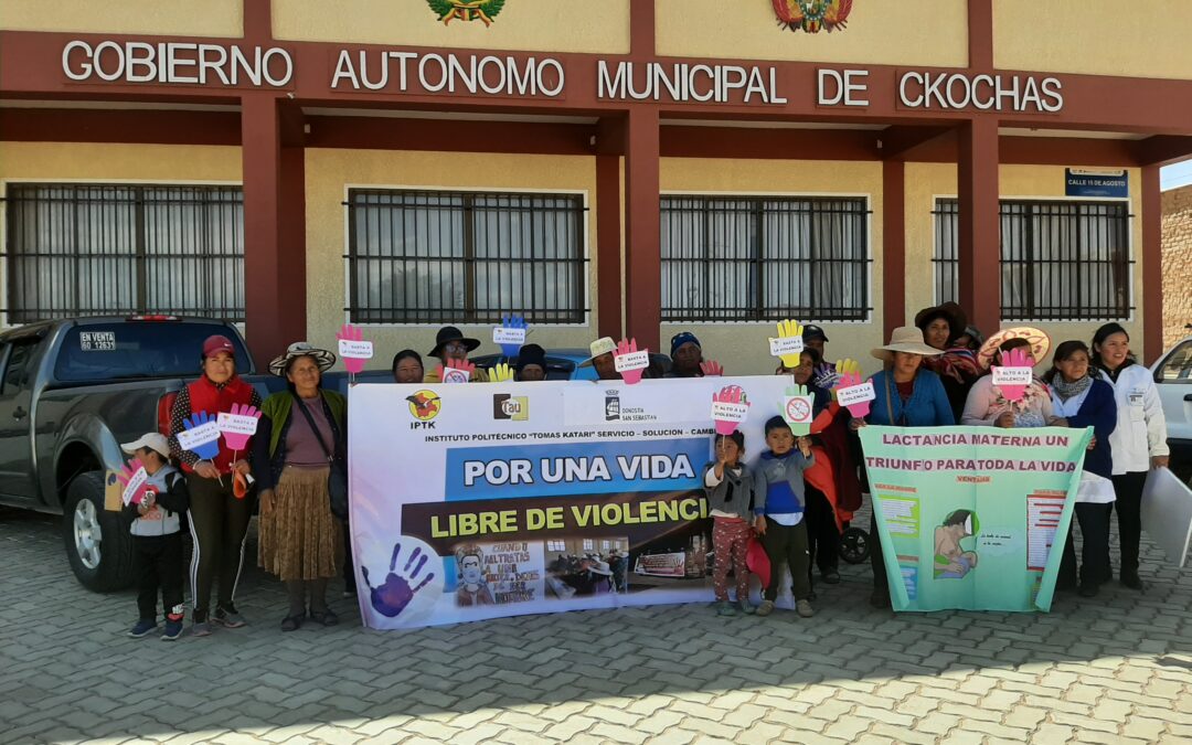 Empoderamiento político y económico de mujeres indígenas campesinas y comunidades educativas, para participación e incidencia local contra violencia escolar y género, en Ckochas, Potosí