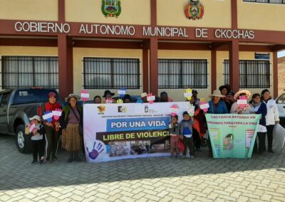 Empoderamiento político y económico de mujeres indígenas campesinas y comunidades educativas, para participación e incidencia local contra violencia escolar y género, en Ckochas, Potosí